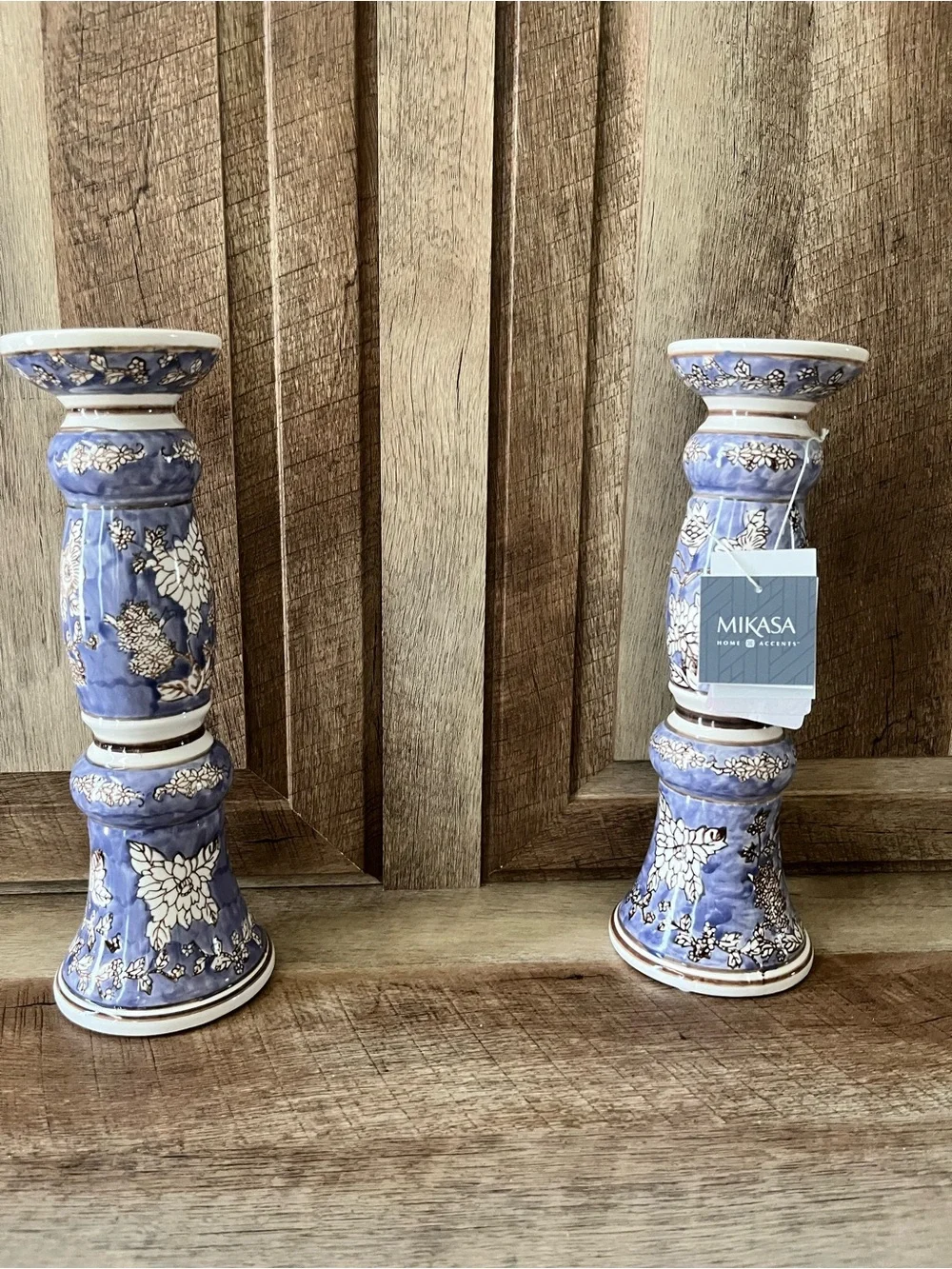 Gorgeous! Set of 3 Mikasa Home Accent Candlestick Holders